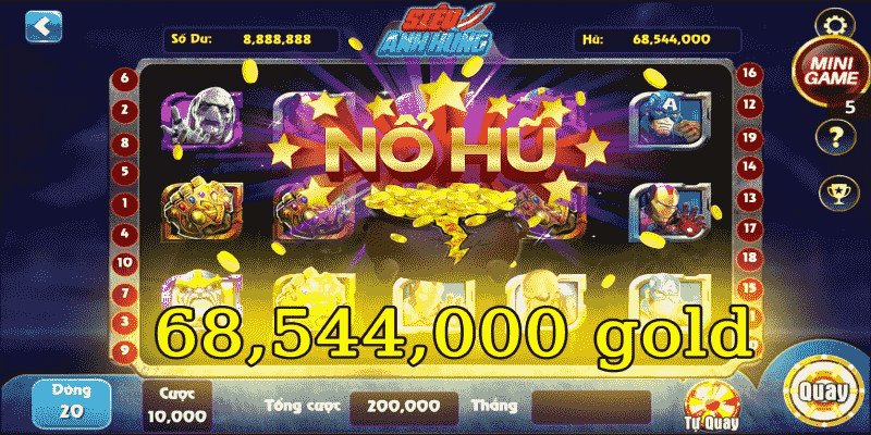 Ưu điểm của nổ hũ slot tài xỉu 
